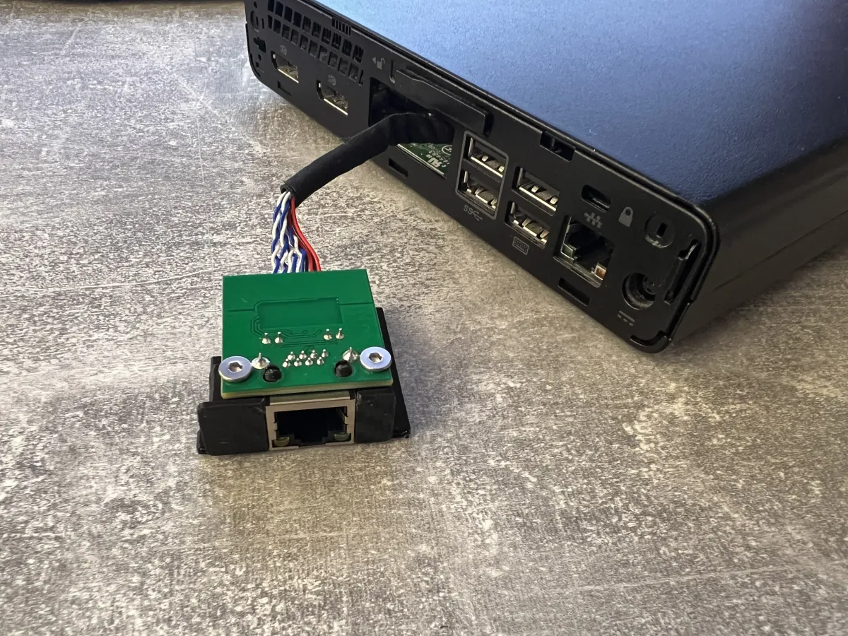 Adding a 2.5G NIC to an EliteDesk 800 G3