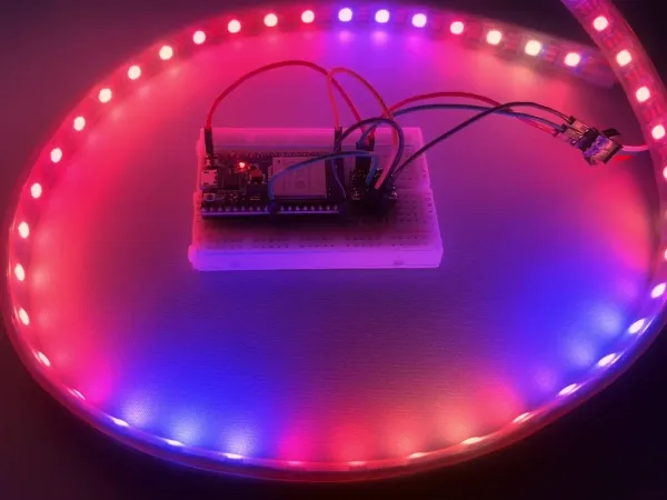 Audio Reactivity with: ESP32 + WLED + LedFx